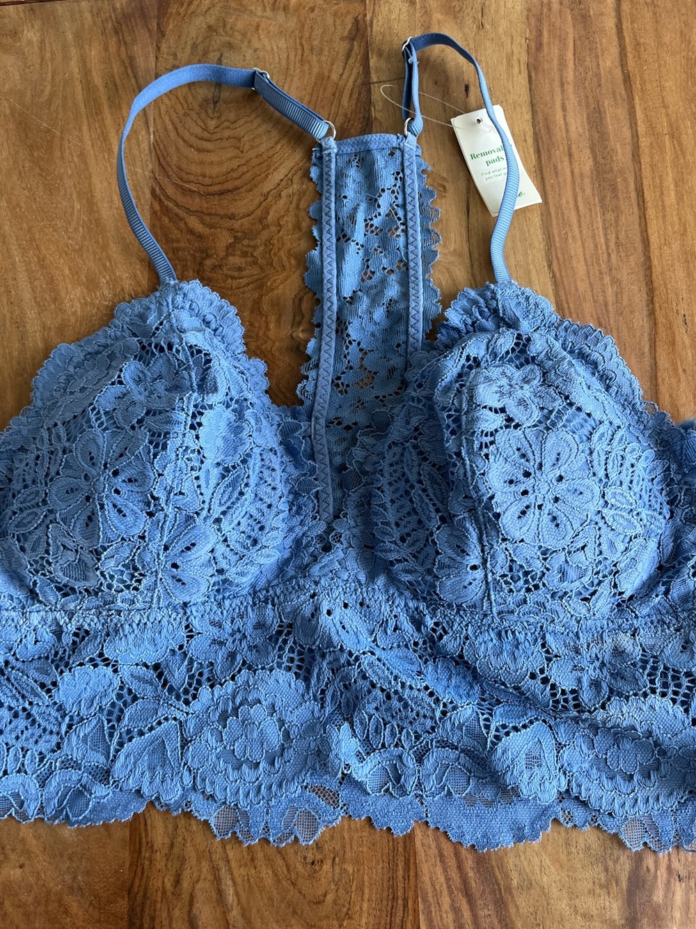 AERIE SLATE BLUE BRALETTE - NWT  SIZE M